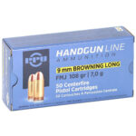PPU Defense 9mm Browning Long, 108gr, Full Metal Jacket, 50rd Box 2 PPU Defense 9mm Browning Long