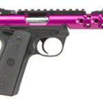 Ruger MKIV 22/45 22 LR, 4.4" Threaded Barrel, Purple Slide, Black Frame, 10rd 2 Ruger MKIV 22/45 22 LR