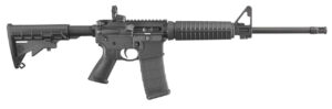 Ruger AR-556 .223/5.56, 16" Barrel, M4 Flat Top, Flip-Up Sights, Black, 30rd Ruger 3 Ruger AR-556 .223/5.56
