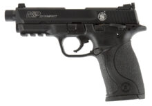 Smith & Wesson M&P22 Compact .22 LR, 3.5" Threaded Barrel, 3-Dot Sights, Black, 10rd Smith & Wesson 3 Smith & Wesson M&P22 Compact .22 LR