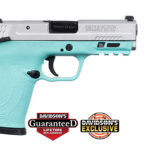 Smith & Wesson M&P Shield EZ M2.0 9mm, 3.6" Barrel, Robin Egg Blue, Silver Slide, 8rd Smith & Wesson 1 Smith & Wesson M&P Shield EZ M2.0 9mm