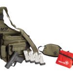 Smith & Wesson M&P Shield 9mm, 3" Barrel, Matte Black, Armornite Stainless Slide, Bug Out Bag Bundle, 8rd Smith & Wesson 2 Smith & Wesson M&P Shield 9mm