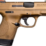 Smith & Wesson M&P Shield 9mm, 3.1" Barrel, Burnt Bronze Cerakote, CA Compliant, 8rd 2 Smith & Wesson M&P Shield 9mm
