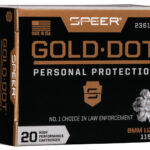 Speer Gold Dot Personal Protection 9mm, 115gr, Hollow Point, 20rd Box Speer Ammunition 2 Speer Gold Dot Personal Protection 9mm
