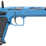 Tanfoglio Domina 9mm, 5.2" Barrel, Blue Frame, Black Polymer Grip, 19rd 1 Tanfoglio Domina 9mm