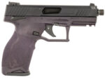 Taurus TX22 22 LR, 4" Threaded Barrel, Purple Wine Frame, Black Slide, 10rd 3 Taurus TX22 22 LR