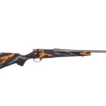 Weatherby Vanguard 243 Winchester, 20" Threaded Barrel, Orange/Gray Sponge Pattern, 5rd 1 Weatherby Vanguard 243 Winchester