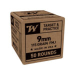 Winchester Target & Practice 9mm, 115gr, Full Metal Jacket, 50rd Box 2 Winchester Target & Practice 9mm