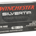 Winchester Silvertip 22 Magnum, 40gr, Hollow Point, 50rd Box 1 Winchester Silvertip 22 Magnum