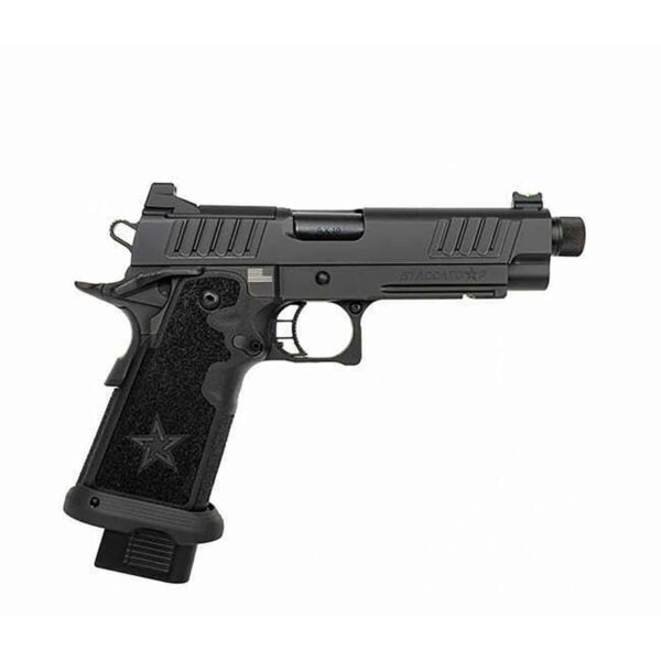 Staccato P DPO 9mm Luger 5in Diamond Like Carbon Black Pistol - 20+1 Rounds for sale Staccato P DPO 9mm Luger 5in Diamond Like Carbon Black Pistol - 20+1 Rounds