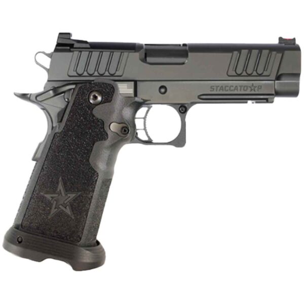 Staccato P Optics Ready 9mm Luger 4.4in Black Anodized Aluminum Alloy Pistol - 20+1 Rounds for sale Staccato P Optics Ready 9mm Luger 4.4in Black Anodized Aluminum Alloy Pistol - 20+1 Rounds