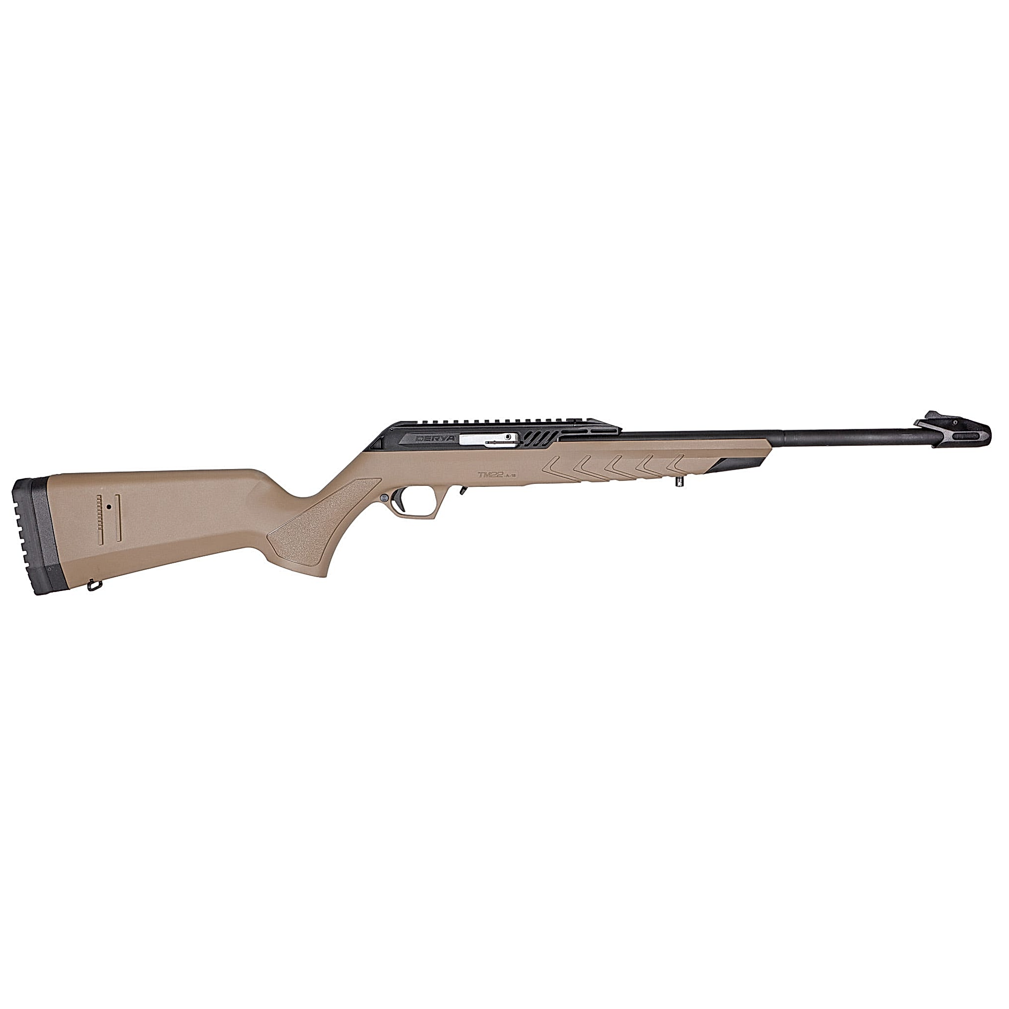 Derya TM22 Flat Dark Earth .22 LR 18" Barrel 10-Rounds - .22 1 Derya TM22 Flat Dark Earth .22 LR 18" Barrel 10-Rounds - .22