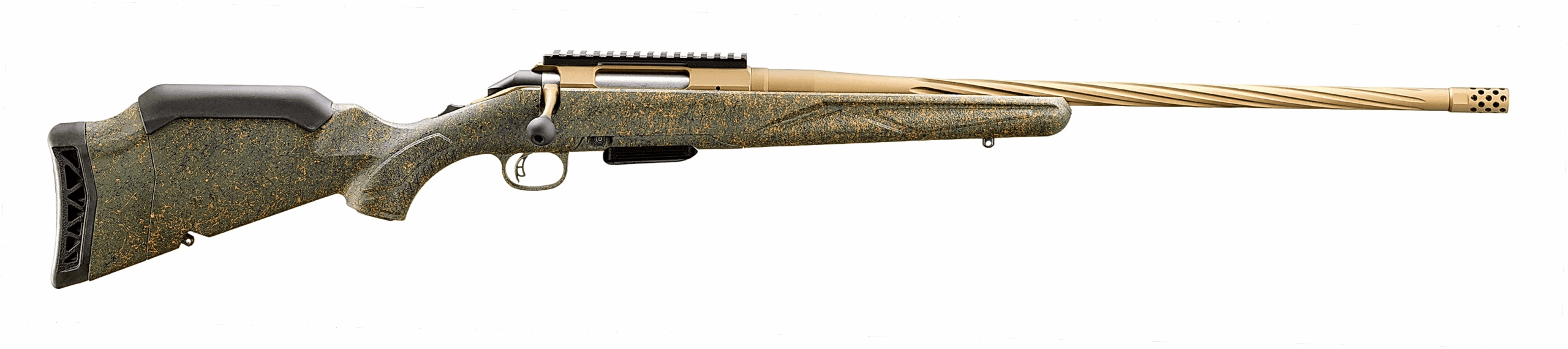 Ruger American Predator Rifle Gen II Green / Bronze .350 ... 1 Ruger American Predator Rifle Gen II Green / Bronze .350 ...