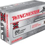 Winchester Super X 22 Hornet Ammo 46 Grain Jacketed Hollow Point  200 rounds