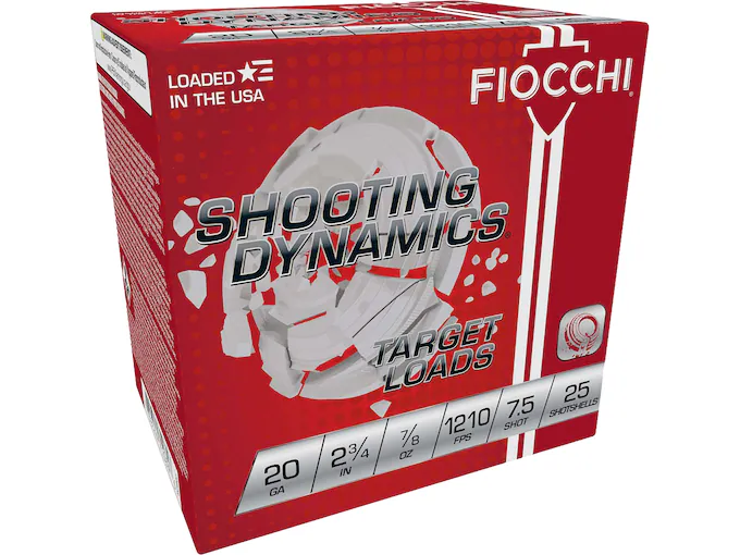 Fiocchi Shooting Dynamics 20 Gauge Ammo Fiocchi Shooting Dynamics 20 Gauge Ammo - 3 Gun Competition - Firearms Alabama