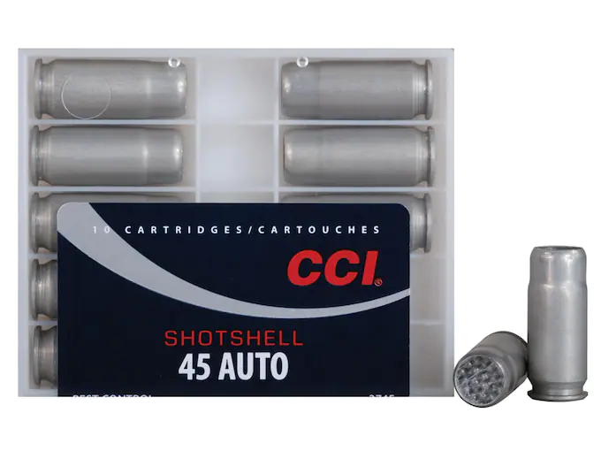 CCI Shotshell 45 ACP Ammo 120 Grain Lead Shot 200 rounds CCI Shotshell 45 ACP Ammo 120 Grain Lead Shot 200 rounds - 3 Gun Competition - Firearms Alabama
