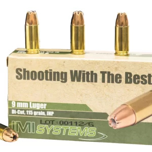 IMI 9mm Luger Ammo 115 Grain Jacketed Hollow Point For Sale - 3 Gun Competition | Firearms Alabama