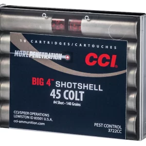 CCI Big 4 Shotshell 45 Colt (Long Colt) Ammo 140 Grain Lead Shot 200 rounds - 3 Gun Competition | Firearms Alabama