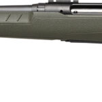Savage Arms 32074 Axis 2  6.5 Creedmoor 4+1 22″ Matte Black Sporter Barrel, Matte Black Drilled & Tapped Steel Receiver, Fixed Green Synthetic Stock, Left Hand