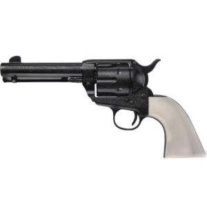 Pietta 1873 GWII Shootist 45 LC 4.75 in. Laser Engraved - Revolvers - Firearms Alabama