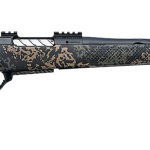 Seekins Precision 0011710225-F Havak PH3 6.5 Creedmoor 24″ Black Fluted Threaded Barrel, Black Picatinny Rail Steel Receiver, Adj Cheek Riser Woodland Shadow Synthetic Stock