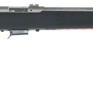 Savage Arms 96703 93R17 FVSS Full Size 17 HMR 5+1 21″ Matte Heavy Button Rifled Barrel, Matte Drilled & Tapped Stainless Steel Receiver, Matte Black Fixed Synthetic Stock, Right Hand