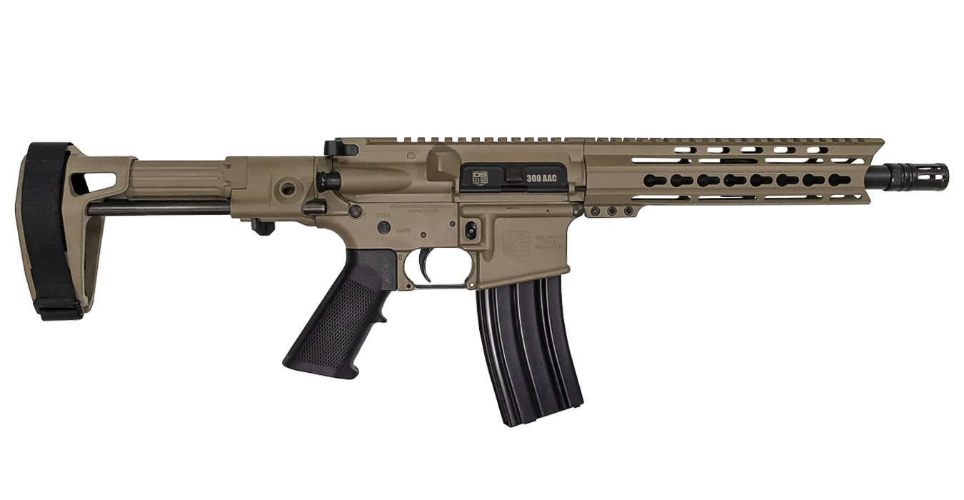 Diamondback DB15 300 Blackout Flat Dark Earth Pistol with Maxim CQB Stabilizing Brace Diamondback DB15 300 Blackout Flat Dark Earth Pistol with Maxim CQB Stabilizing Brace - Handguns - Firearms Alabama