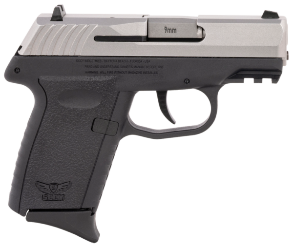 SCCY CPX-2 Gen3 Black / Stainless 9mm 3.1" Barrel 10-Rounds