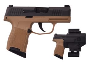 Sig Sauer P365 Flat Dark Earth 9mm 3.1" Barrel 12-Rounds with Night Sights