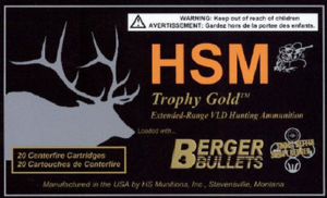 HSM Trophy Gold Brass 7mm Rem Mag 180 Grain 20-Rounds HPBT