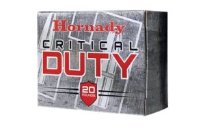 Hornady Critical Duty Nickel-Plated Brass 9mm 124-Grain 25-Rounds FlexLock