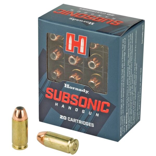 Hornady Subsonic Brass .40 SW 180-Grain 20-Rounds XTPHP