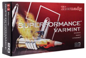 Hornady Superformance Varmint Brass .223 Rem 53-Grain 20-Rounds V-Max