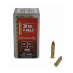 Hornady Varmint Express Brass .22 Mag 30-Grain 50-Rounds V-Max