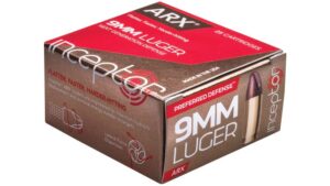 Polycase Inceptor 9mm Luger 65 Grain 25 Rounds Cu/P ARX