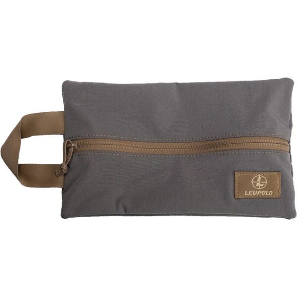 Leupold Pro Gear Gray Stretch Zip Pouch Medium