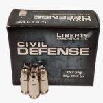 Liberty Ammunition Civil Defense .357 Sig 50-Grain 20-Rounds Lead-Free Fragmenting Hollow Point