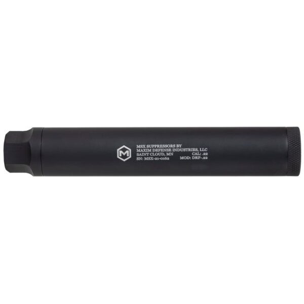 Maxim Defense DRF22 Rimfire Suppressor 22 LR/17 HMR/22 Mag 1/2x28