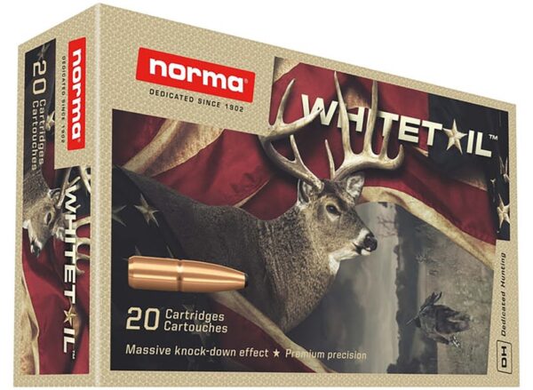 Norma Whitetail Brass .270 Win 130-Grain 20-Rounds PSP