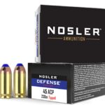 Nosler Defense Brass .45 ACP 230-Grain 20-Rounds BT