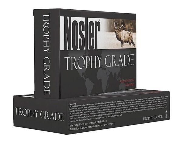 Nosler Trophy Grade LR 280 Ackley Imp 150 grain AccuBond Long Range Ammo 20 Rd