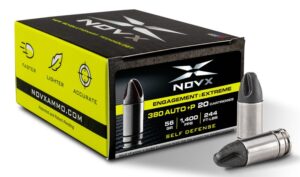 NovX Engagement Extreme .380 ACP 56-Grain 20-Rounds Copper Polymer