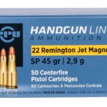 PPU Centerfire .22 Rem Jet Mag 45 Grain 50-Rounds SP