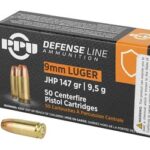 PPU Defense 9mm 147gr 50-Rounds JHP