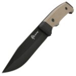 Reapr Brigade Fixed Knife FDE 5" Plain Drop Point Blade