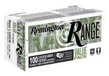 Remington Ammunition Range Ammo Brass 9mm 100-Round 115 Grain FMJ