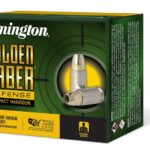 Remington Golden Saber Defense Handgun Ammo Brass 9mm 124-Grain 20-Rounds BJHP