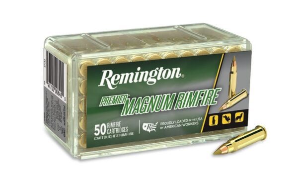 Remington Premier Magnum Brass .17 HMR 17 Grain 50-Rounds JHP