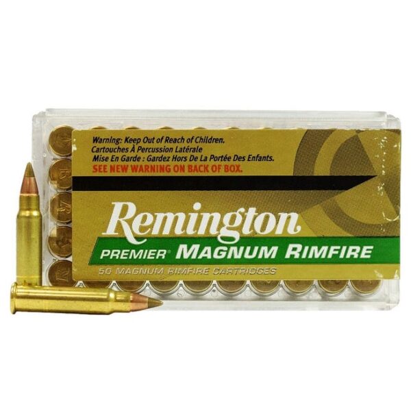 Remington Premier Brass .17 HMR 17-Grain 50-Rounds AccuTip-V