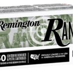 Remington Range Brass 9mm 115-Grain 50-Rounds FMJ